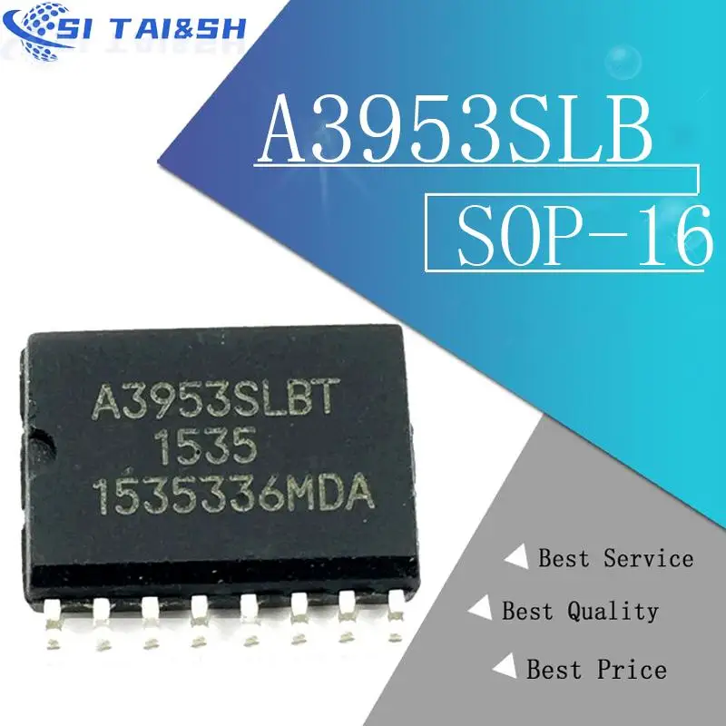 2 unids/lote A3953 A3953SLB A3953SLBT funda protectora de plástico negro para SOP-16