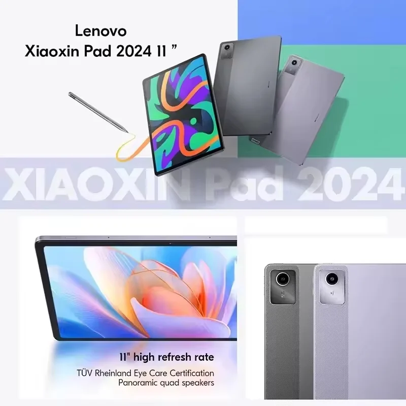 Globale Firmware Lenovo Xiaoxin Pad 2024 Tablet 6 GB 8 GB 128 GB 256 GB 11 Zoll Display Qualcomm Snapdragon 685 WIFI 7040 mAh Android Tab