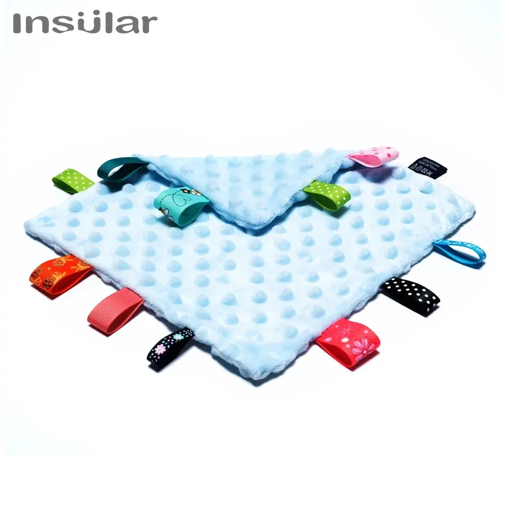 25*25 Cm Baby Kalmeren Sussen Handdoek Hoge Kwaliteit Zachte Baby Kalm Doekjes Baby Handdoek Deken Leuke Cartoon knuffels Voor Baby