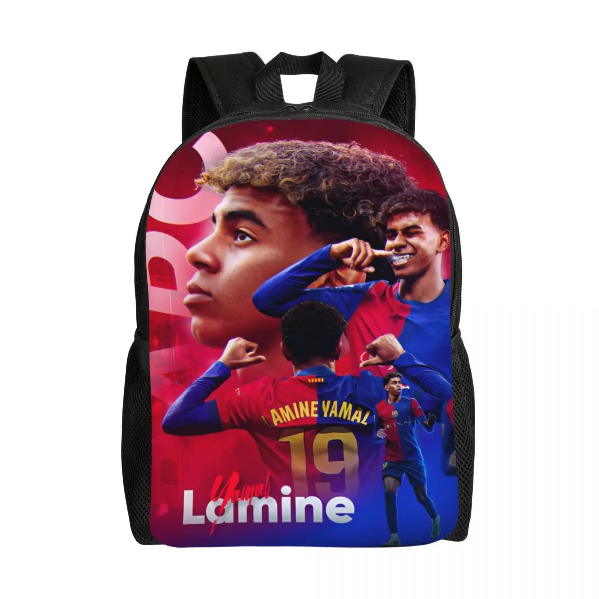 Mochila Lamine Y-Yamal para niños, niñas y niños, mochilas deportivas de fútbol, mochila escolar Kawaii para guardería infantil
