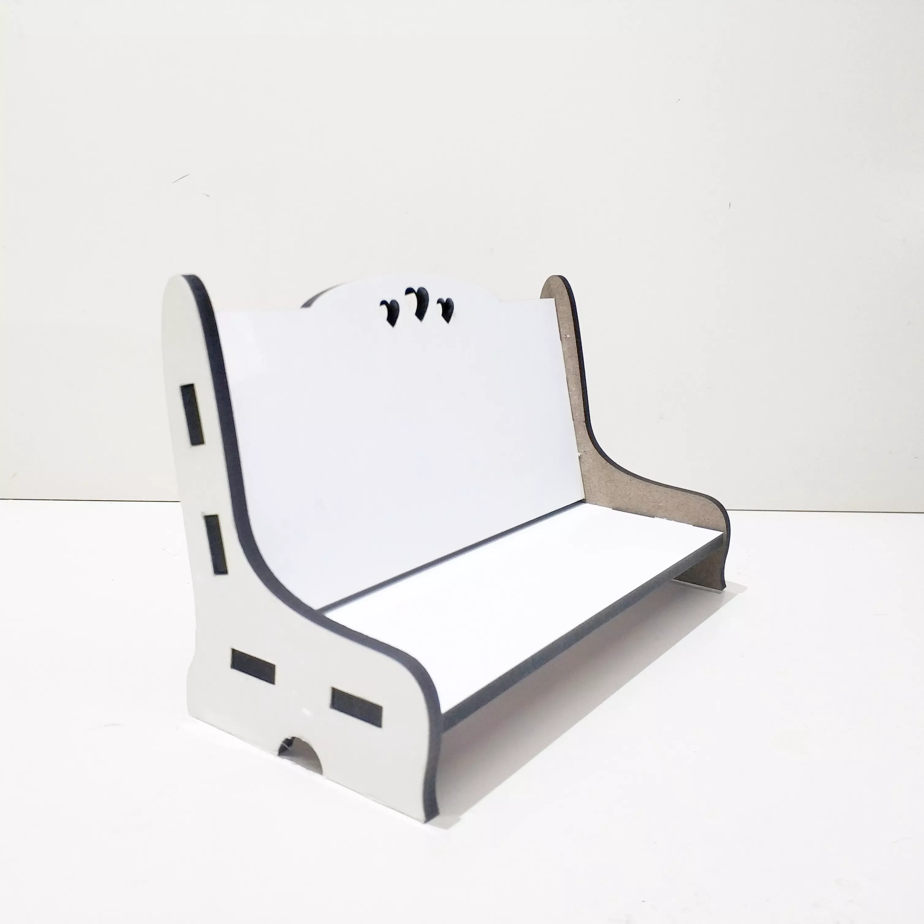 10pcs/Lot 7/4 Inch Cheap In Loving Memory Small Chair Custom Wood MDF Sublimation Memorial Benches Blank