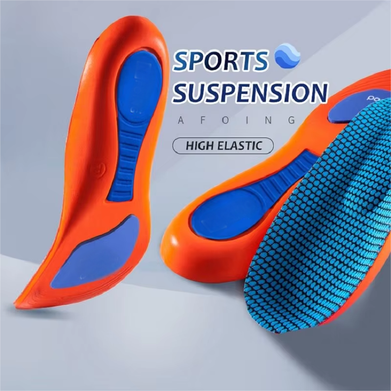 Sport Orthopädische Einlegesohlen für Füße Männer Frauen EVA Atmungsaktive Stoßdämpfung Schuhe Einlegesohle für Laufen Basketball Sport Pflege Pads