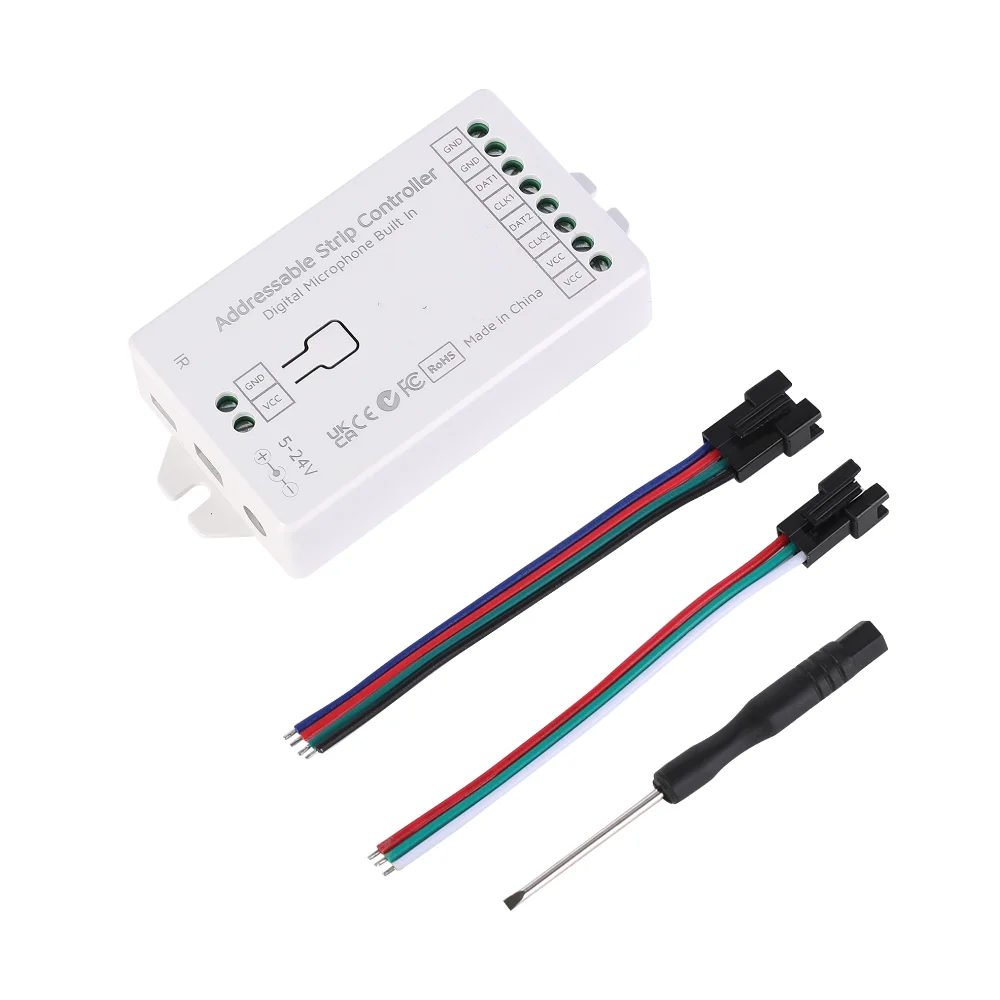 IoTorero WLED ESP32 Контроллер адресных полос 4CH 16A Реле Встроенное WS2811 WS2812B WS2814 WS2815 Работает с домашним помощником