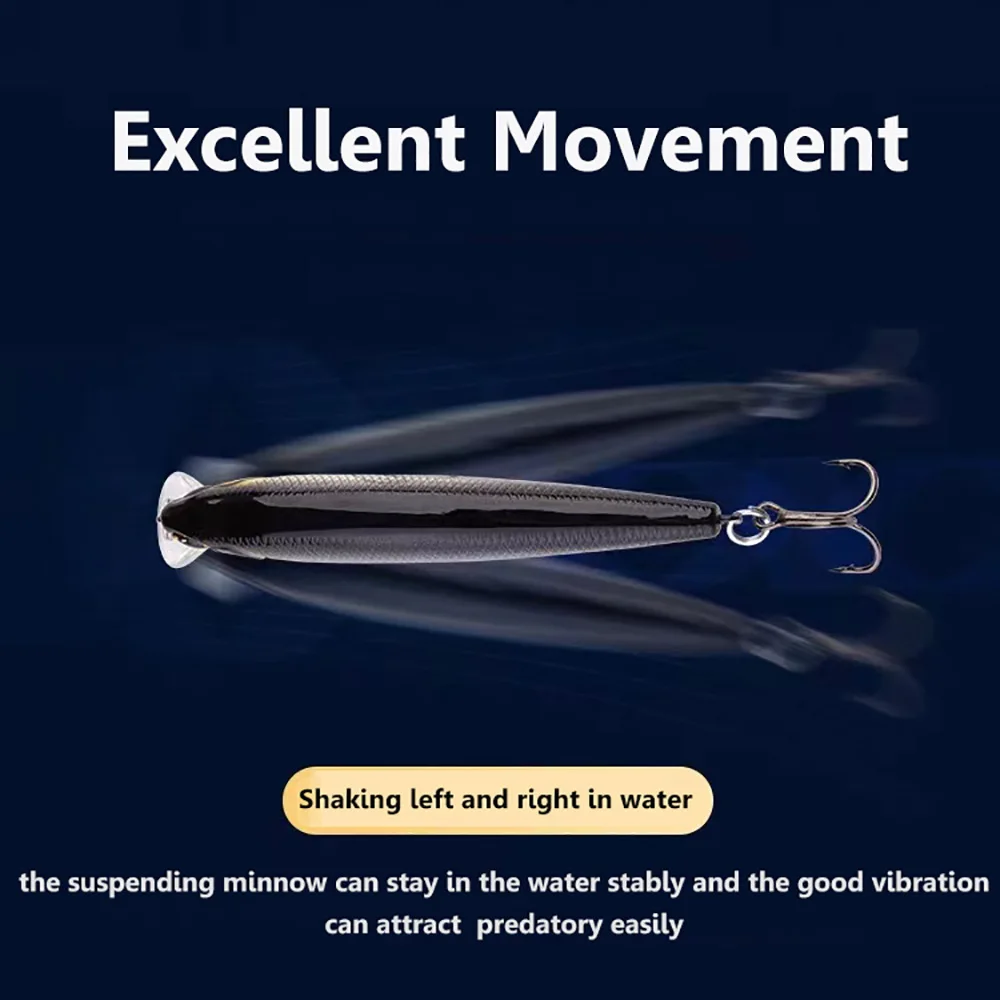 Señuelo de Pesca de pececillo suspendido, 10g, 13g, Jerkbait magnético, manivela, Pesca, carpa, Popper, Lucio de mar, Swimbait, Wobbler, cebo Artificial