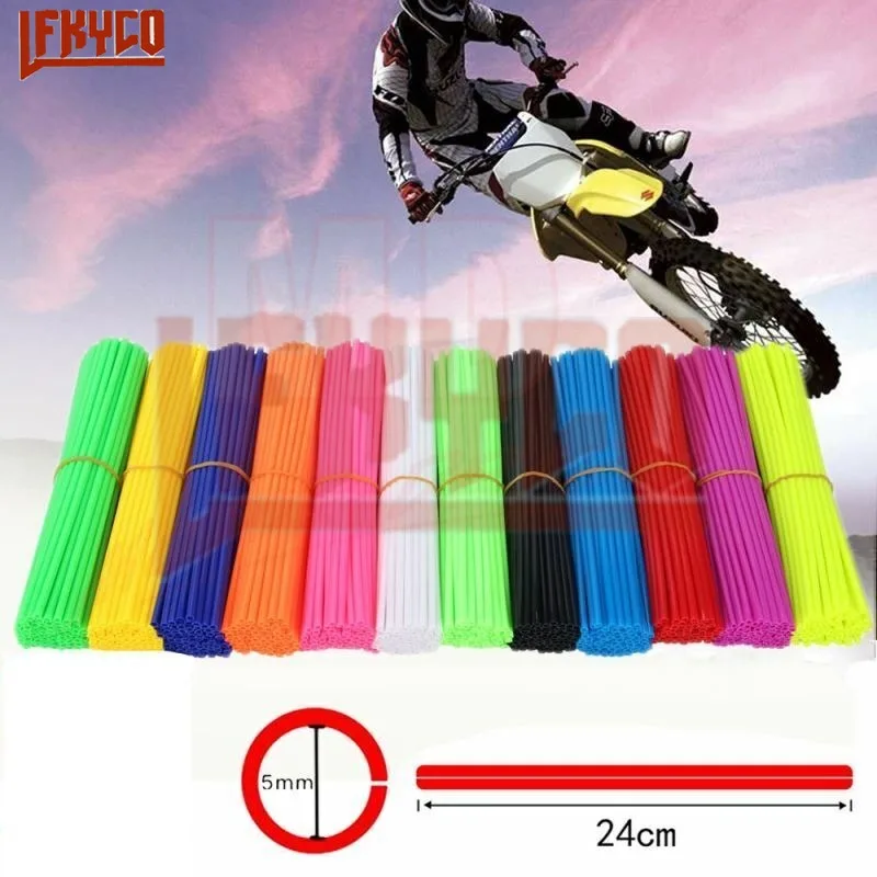 Falou Skins Capas para Motocross, Roda Rim Guarda, Protetor Wraps, Dirt Bike, 72pcs