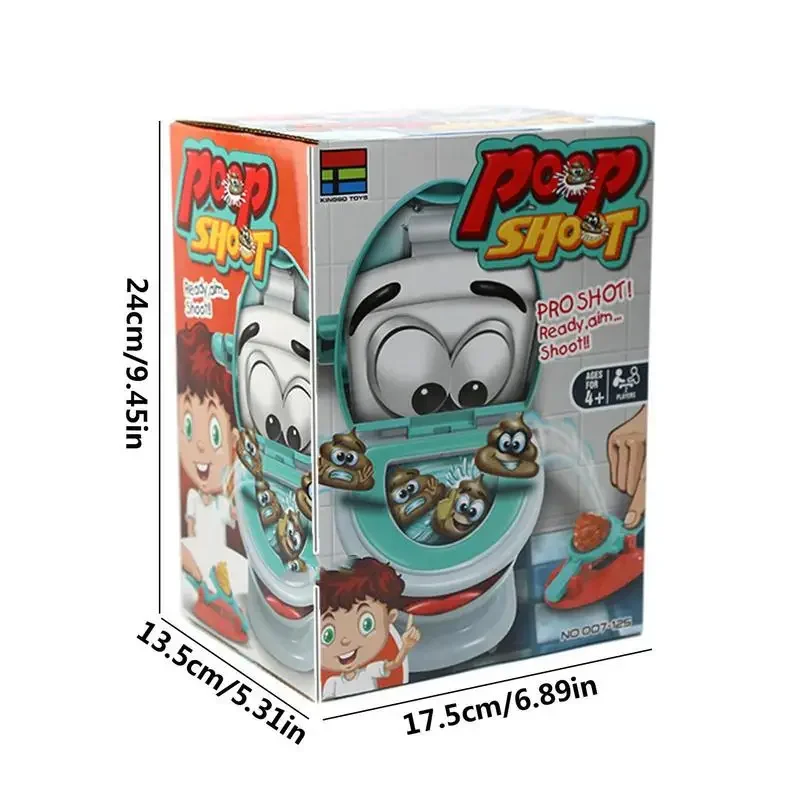 1 ชุดตลก Poop ห้องน้ําเกมของเล่นยิง Prank Catapult ของเล่น Interactive Tabletop เกมของขวัญวันเกิดสําหรับเด็กผู้ใหญ่ 2024