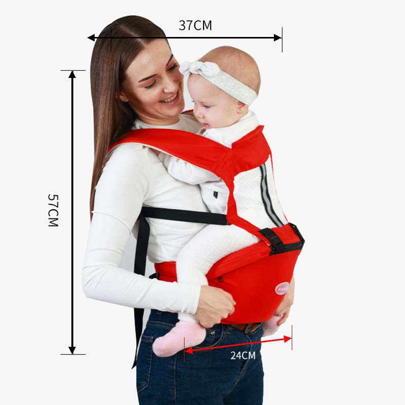 Sac à dos porte-bébé ergonomique de 0 à 48 mois, avec siège de hanche, pour nouveau-né, écharpe multifonctionnelle, tabouret de taille, kangourou pour bébé