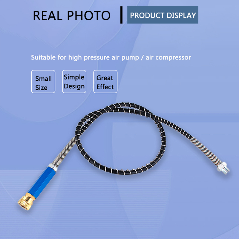 High Pressure Pump Small Filter M10 40Mpa 400Bar Water-Oil Separator Air Compressor Air Filtering 8MM Quick Connector 50CM Hose