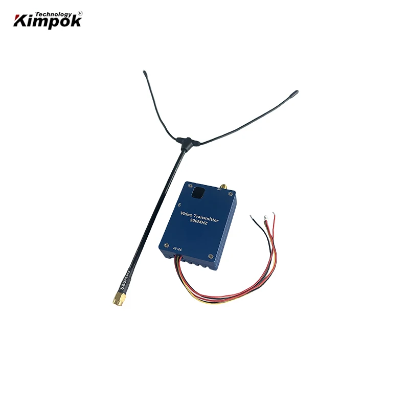 500Mhz 2W FPV VTX FM Transmissor de vídeo sem fio Transmissor e receptor de longo alcance Link de vídeo