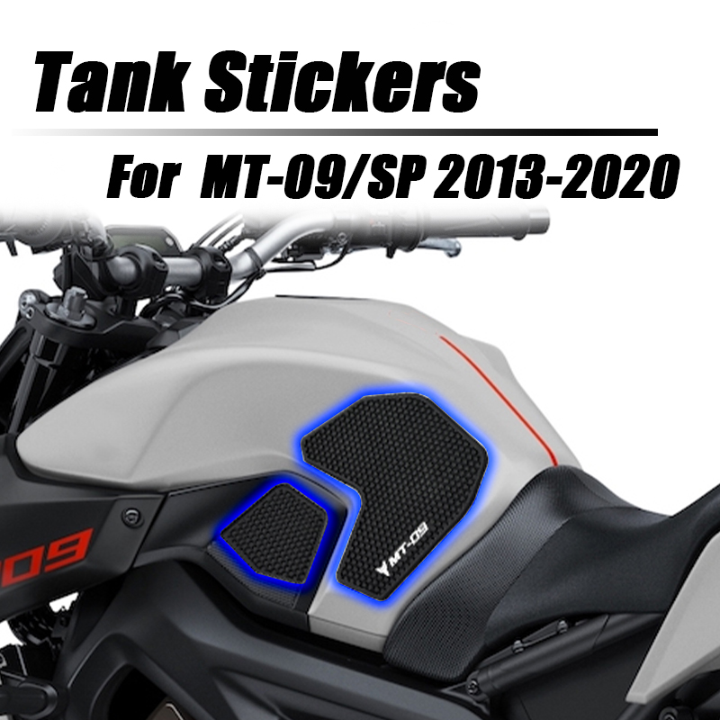 Нескользящие боковые наклейки на топливный бак мотоцикла, водостойкая резиновая накладка, наклейка для YAMAHA FZ09 FZ 09 MT 09 MT09 2015 2013-2020 MT-09