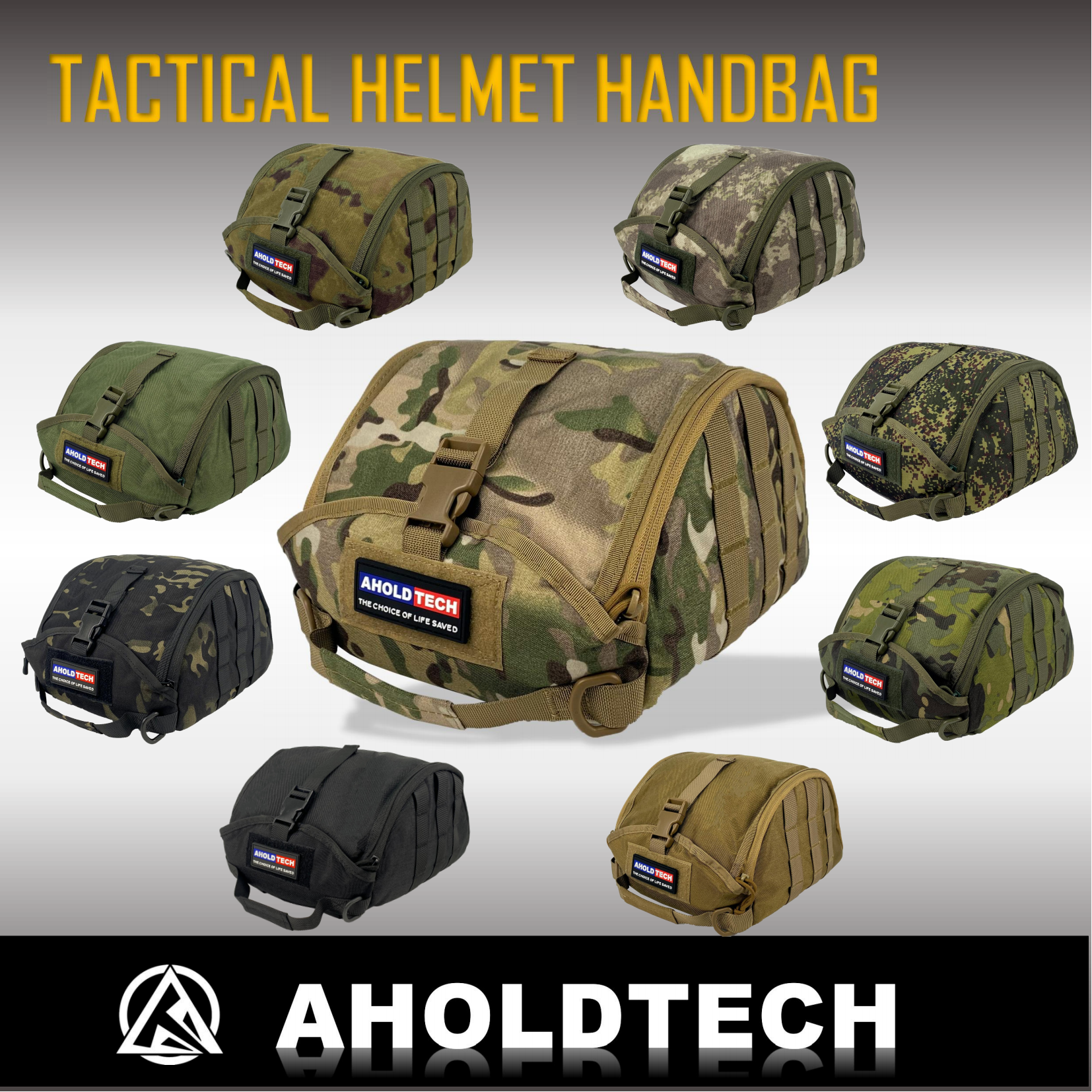 Aholdtech echte taktische Helm Aufbewahrung tasche zum Tragen von schnellen mich Wendy Helm