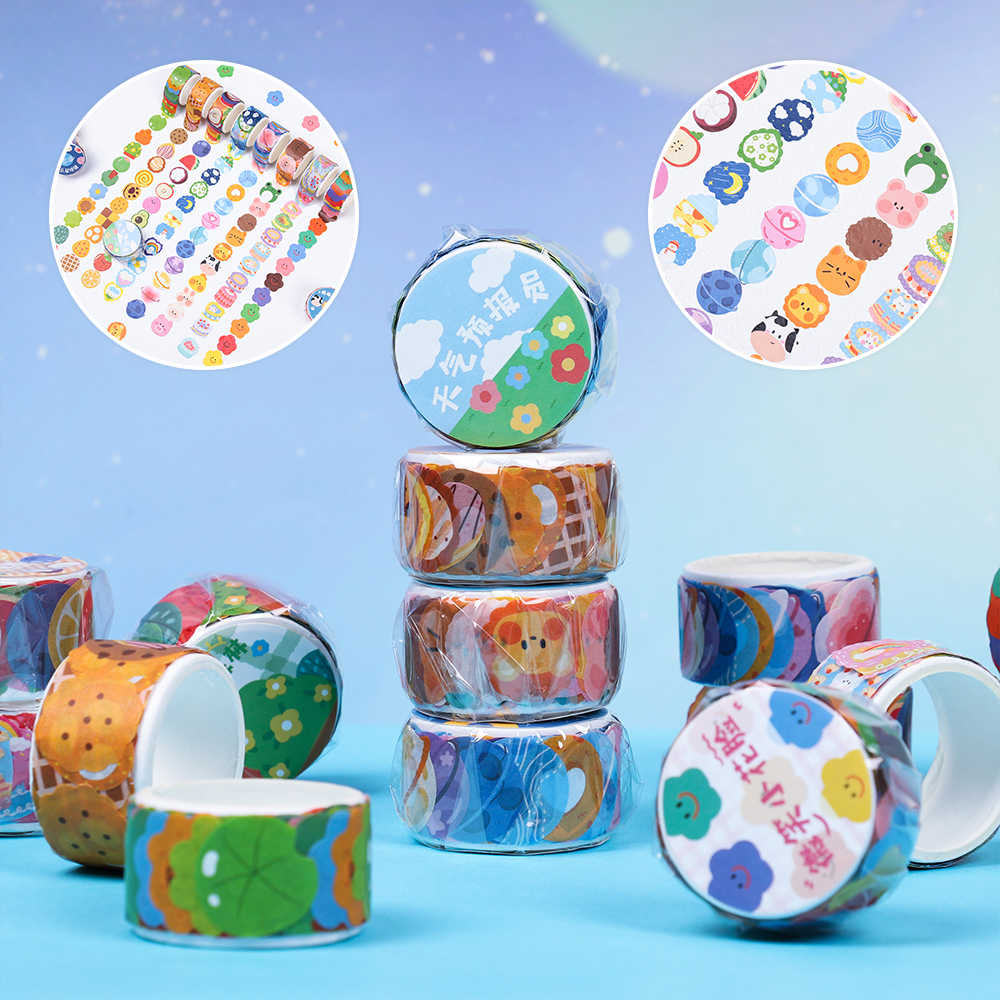 100 шт./упаковка, декоративные наклейки для блокнота