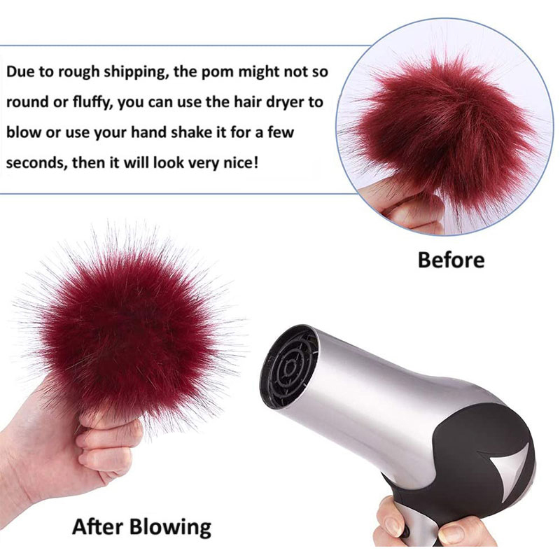 12pçs pompons macios e fofos artificiais, 8cm, bolas de pompom de pele de raposa de pelúcia, pompons de pele falsa para chapéu diy, bolas de cabelo, cachecol, fornecimento de roupas