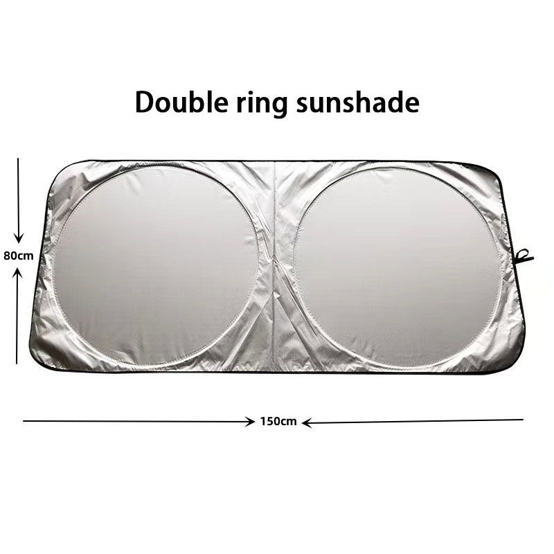 シルバーコーティングされた日焼け止め、日焼け止め、ヒートブロック、UV不透明、フロントギア、チタン、夏