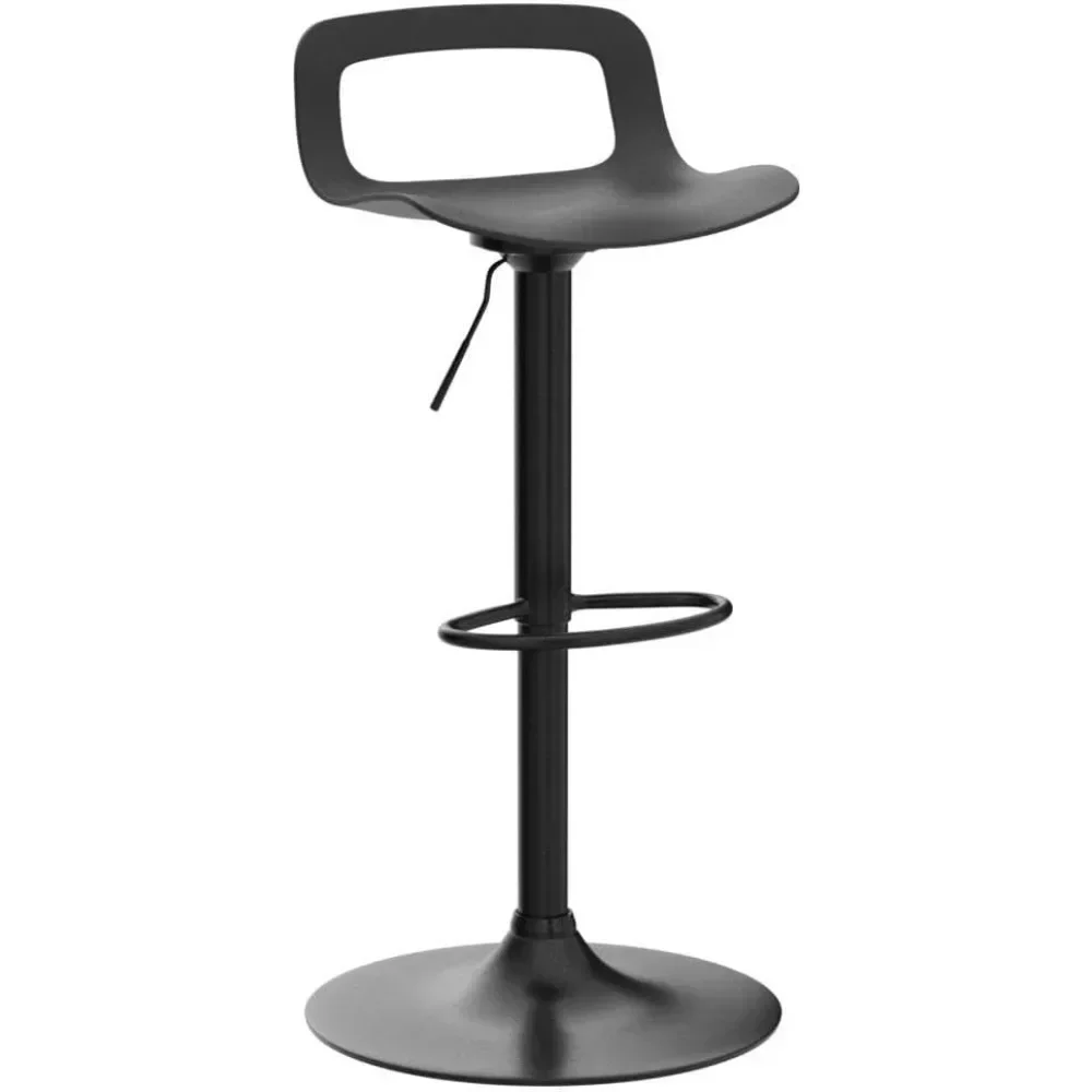 Bars Stools Set of 2, Adjustable Counter Height Barstools,Metal Kitchen Island Bars Chairs,Black bars stools set of 2bars chair