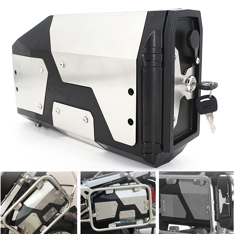 Para bmw r1250gs r1200gs lc/adv r1200/r1250 gs f750gs f850gs f800gs gs1200/gs1250 motocicleta 4.2l caixa de ferramentas acessórios