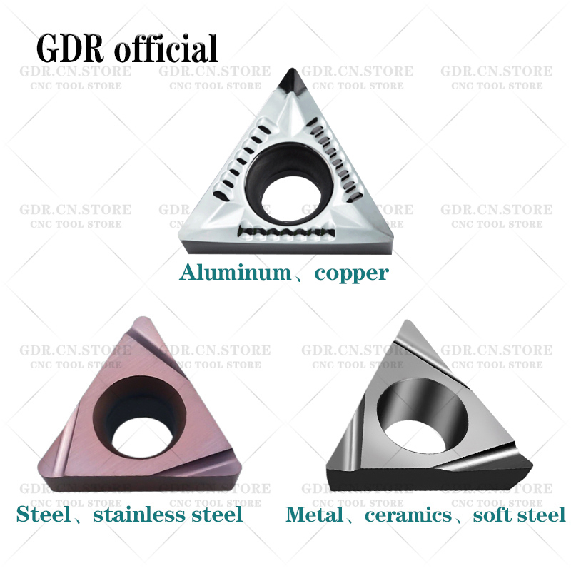 Tcgt tpgh0602 tpgh0902 tcgt1102 tpgh1103 tpgh0802 tpgh tbgt ewn nbj16 ewn inserções de carboneto lâmina alumínio torneamento metal duro