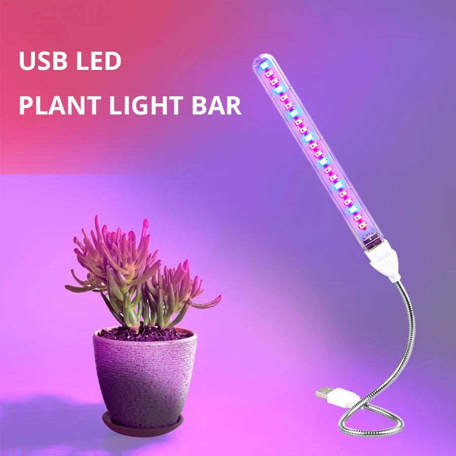 5v led cresce luz espectro completo vermelho & azul phyto crescer lâmpada interior usb phytolamp para plantas flores mudas estufa fitolampy
