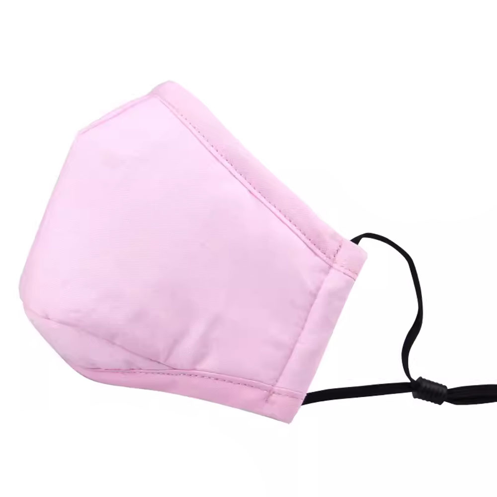 Cotton Face Mask for Women Men Solid Color Washable Adjustable Breathable Reusable Anti-Dust Mouth Cover