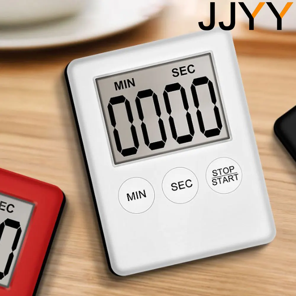 Jjyy Super Mini Lcd Digitaal Display Keuken Timer Vierkante Keuken Countdown Alarm Klok Slaap Stopwatch Klok Timer