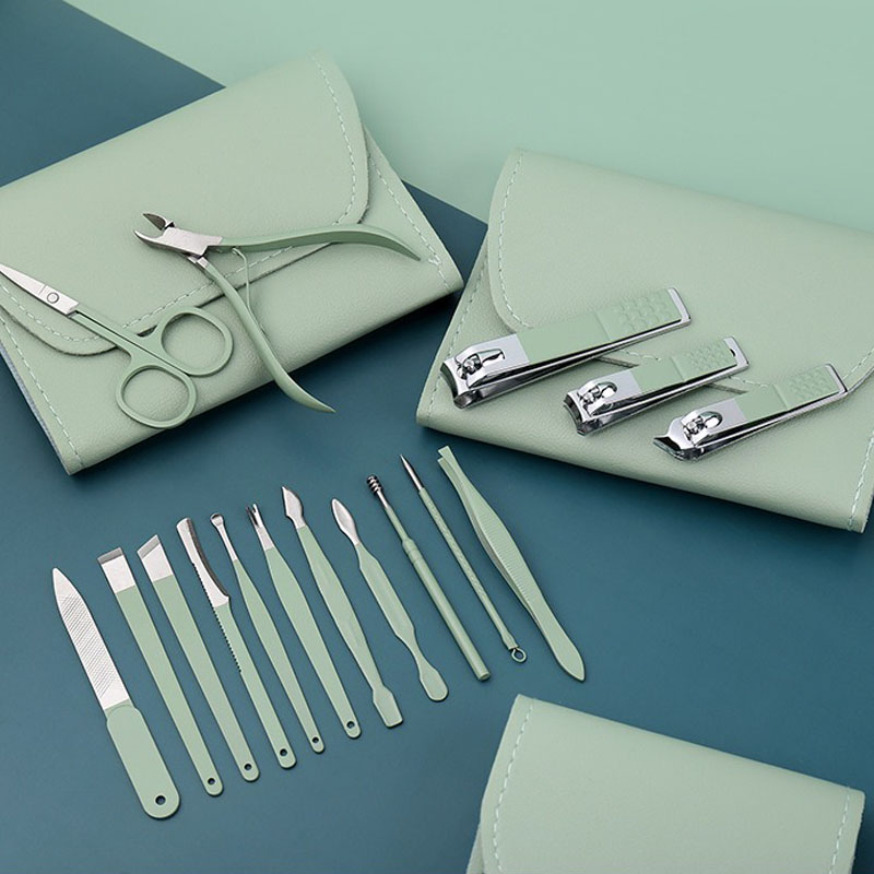 16PCS Professional Nail Clipper Set Stainless Steel Pedicure Tools for Men and Women Nail Care Kit ZJJ06