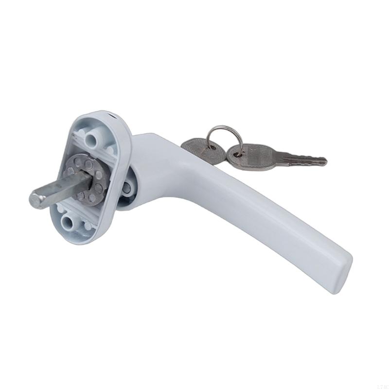 Conjunto maçaneta janela L74C Maçaneta janela com chave com chave segurança adicional simples usar