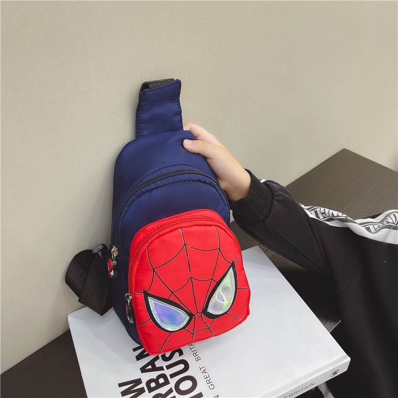 Marvel New Children's Shoulder Backpack Spiderman Pattern Large Capacity Bag Casual Student Boys Girls Bag Mini Backpack