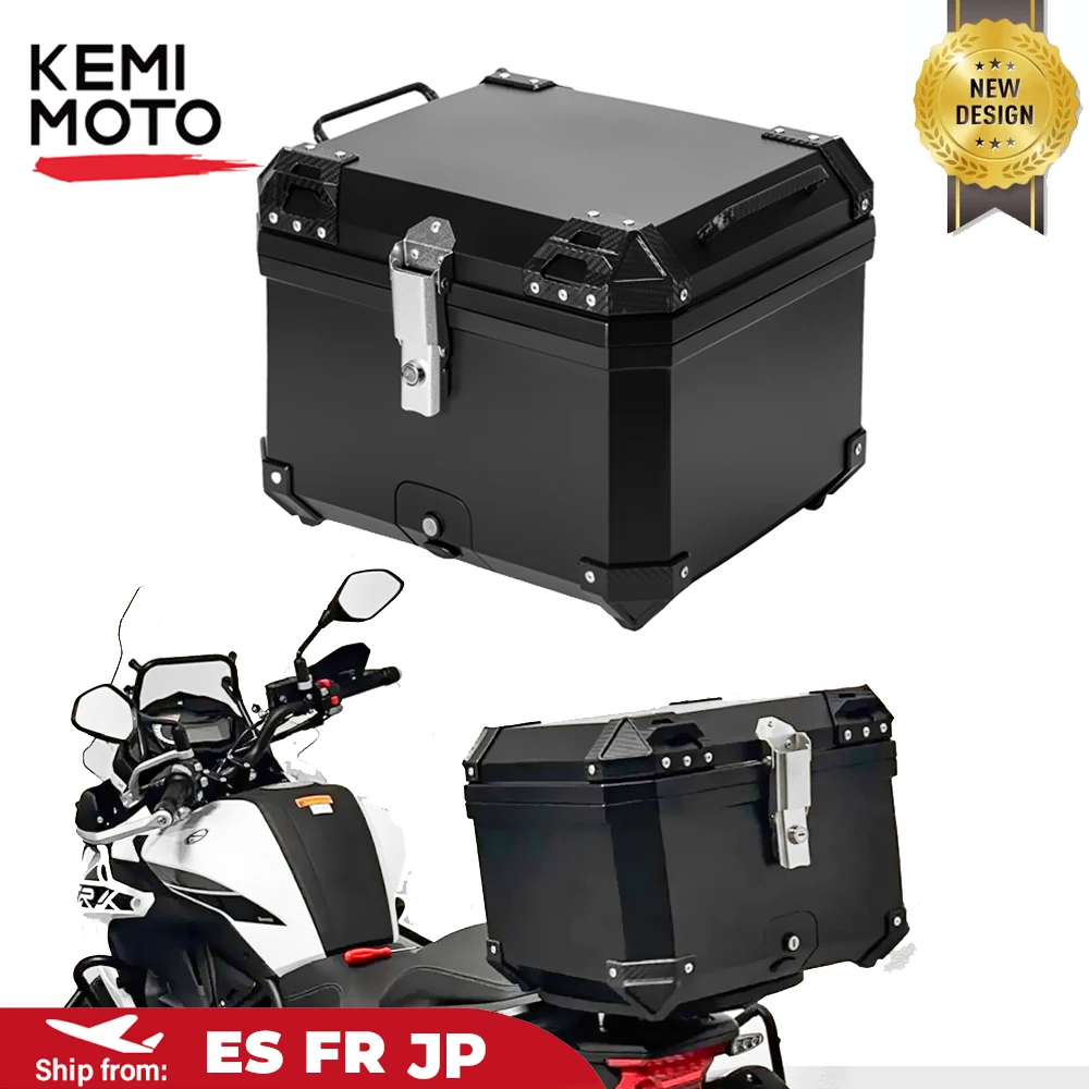 Uniwersalny kufer motocyklowy na kask 45L/57L, górny tylny bagażnik, skrzynie narzędziowe do BMW R1250GS, Honda Africa, CFMOTO