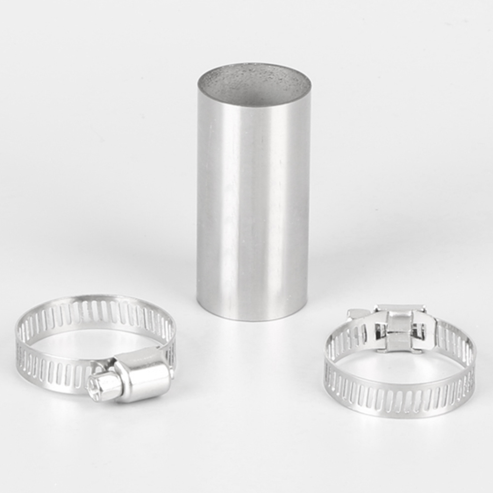 24mm aquecedor de tubo de escape conector de ar aquecedor de estacionamento de aço inoxidável mangueira de ventilação de gás com braçadeiras para webasto aquecedor