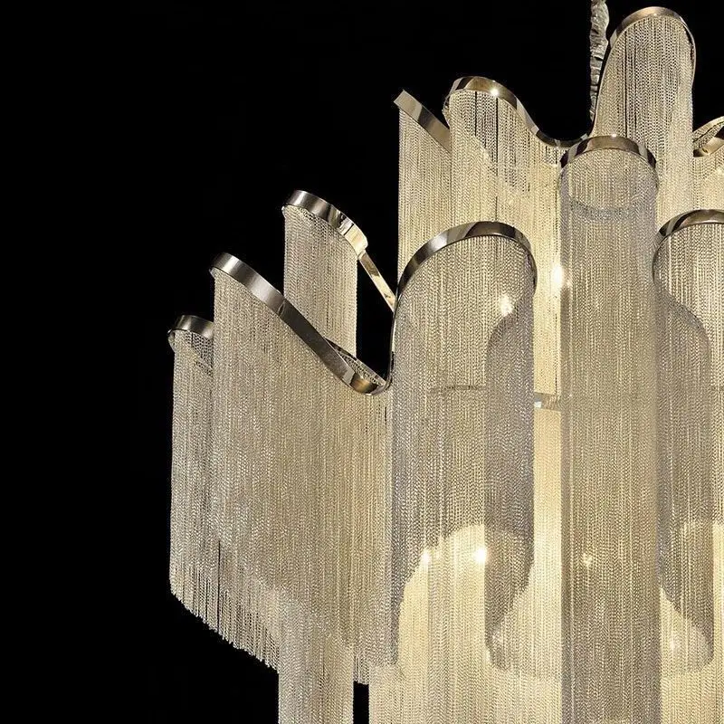 Современные подвесные люстры с цветочным орнаментом и кисточками