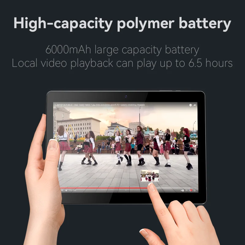 Adreamer LeoPad10 Portable 10.1" Tablet 1280x800 IPS Android 11 Quad Core 4GB RAM 64GB ROM 6000mAh WIFI Bluetooth Dual-mode