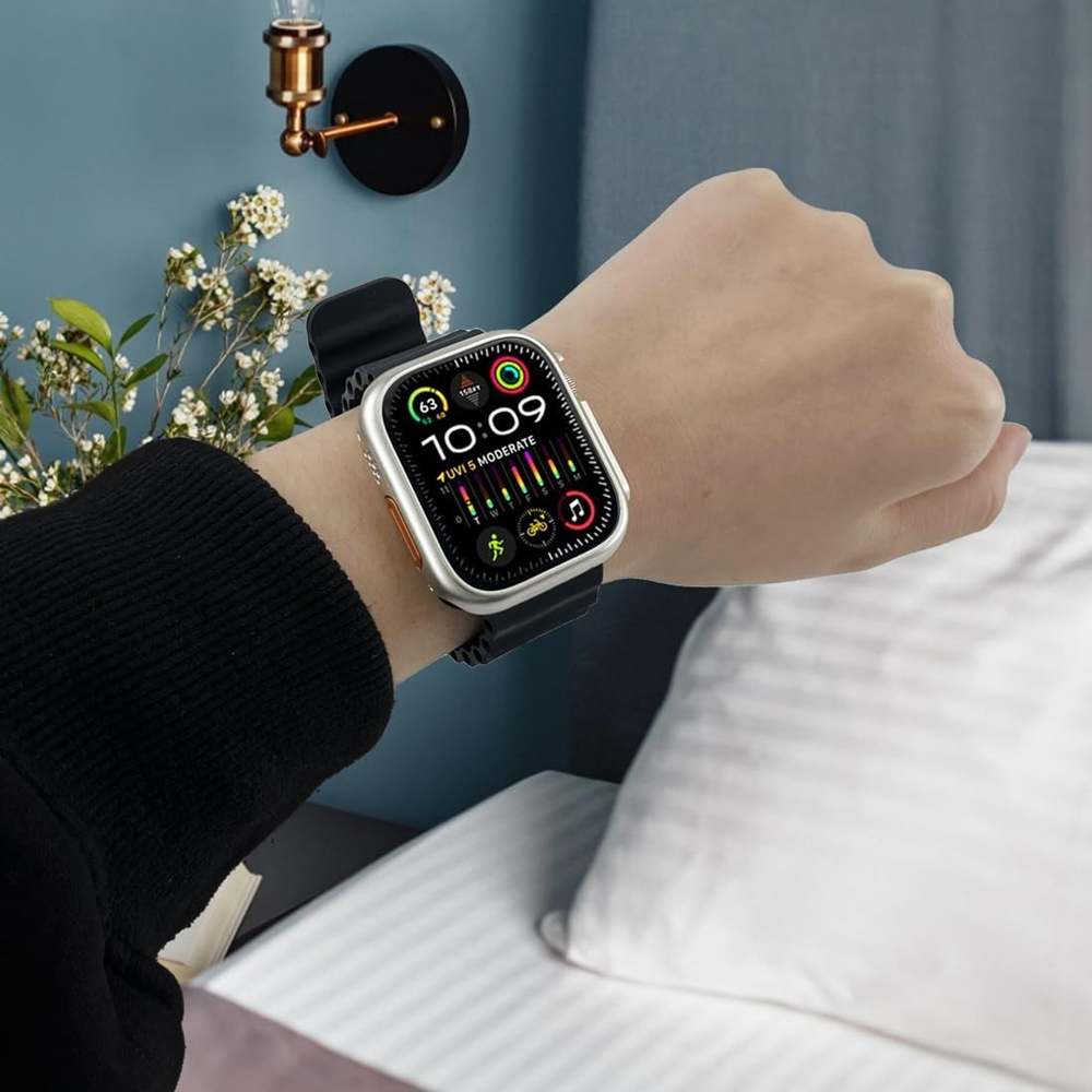 スクリーンプロテクター Apple Watch 46 ミリメートル 45 ミリメートル 44 ミリメートル 40 41 42 ミリメートルハード PC フロントリアバンパーケース iwatch 10 9 8 7 SE 6 5 に変更ウルトラ