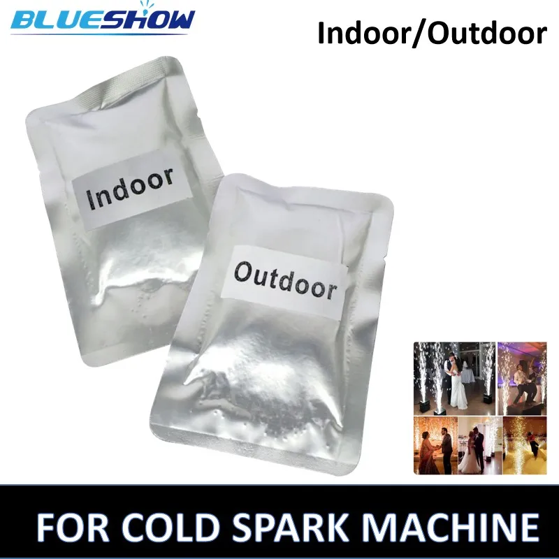 10 Bags/Lot Ti Powder 100g Cold Spark Machine Stage Spark Effects Fountain Sparkular Ti Consumables Dj Bar Wedding Party Disco