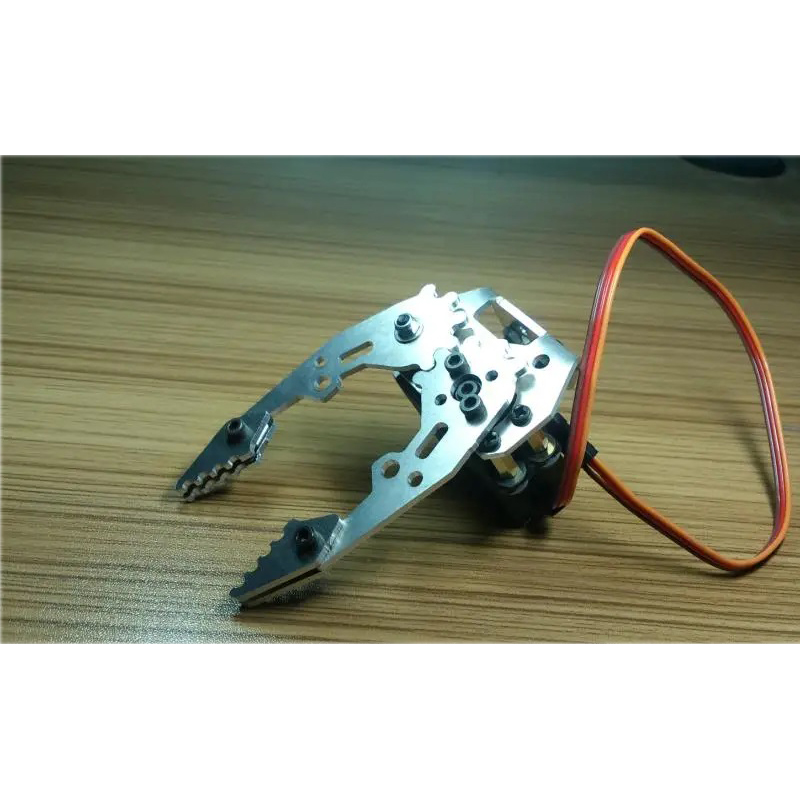 Kleine Metall Roboter Klaue Robotic Greifer Mechanische Arm Clamp mit 180 Grad Servos für Arduino DIY Projekt STEM Spielzeug Teile