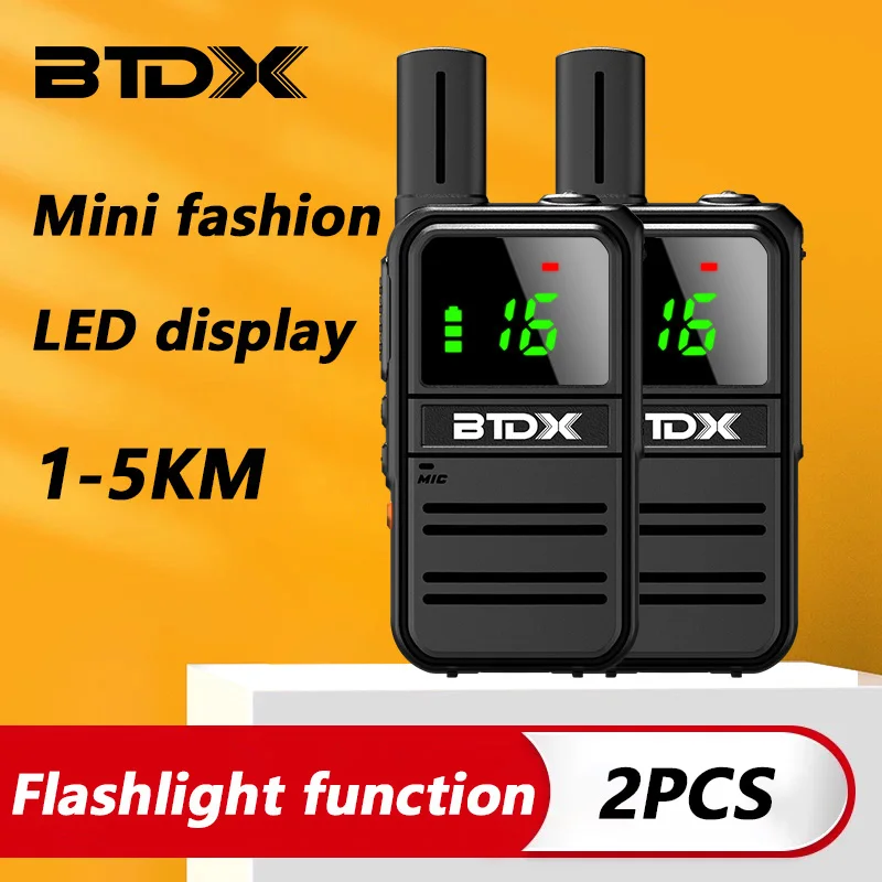 BTDX M10 Walkie Talkie Radio bidireccional profesional Walkie Talkie de largo alcance Radio de comunicación UHF para negocios al aire libre