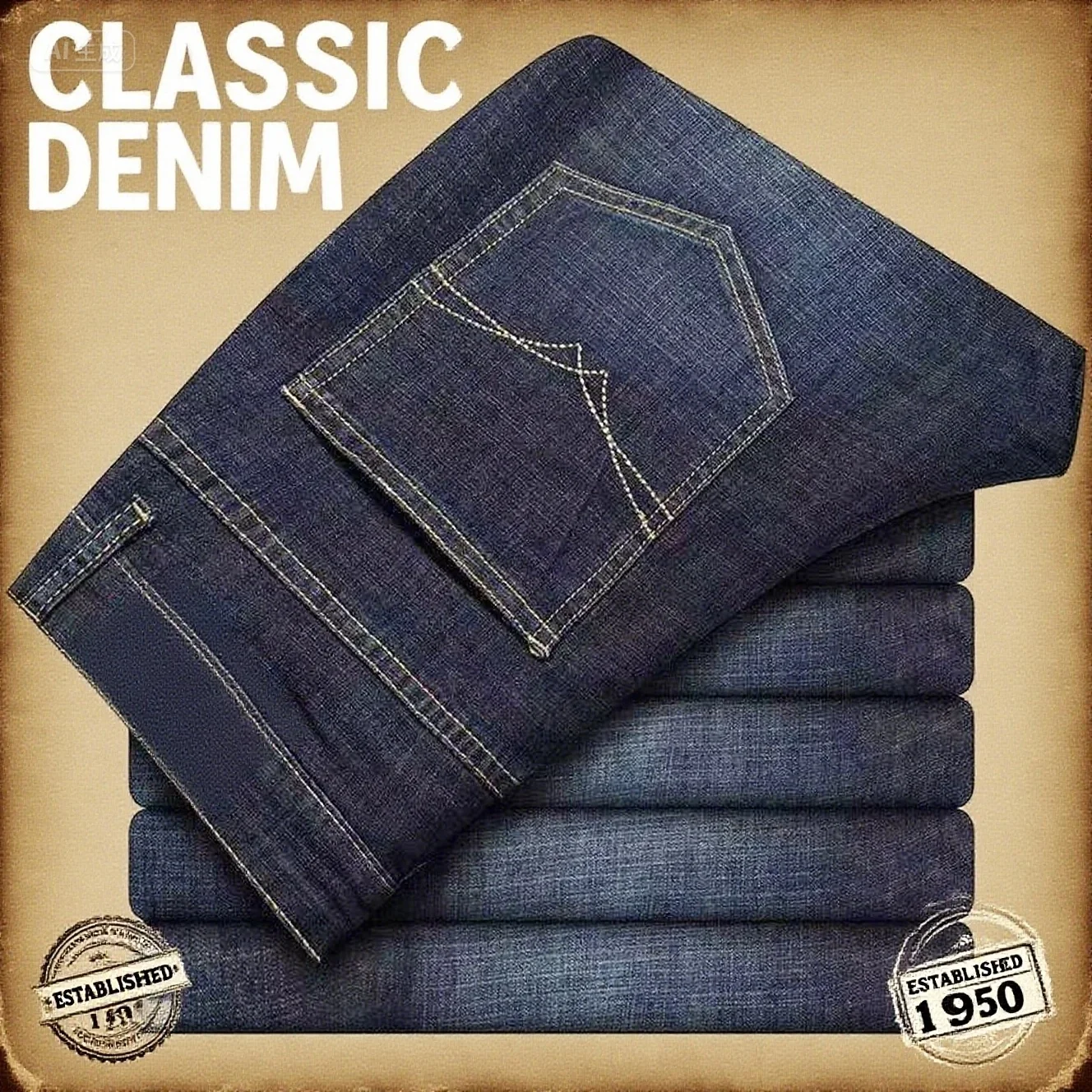 Nuevos pantalones ligeros de lujo elásticos ajustados para hombre, cómodos y suaves pantalones vaqueros informales rectos a la moda de negocios, ropa de marca masculina