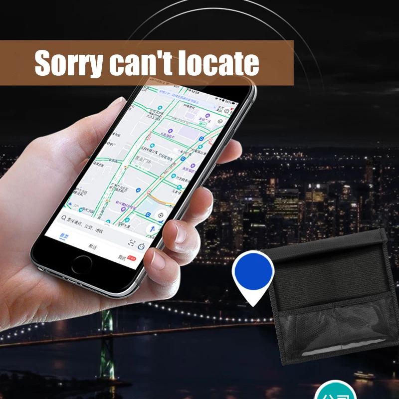 Faraday Bag for Laptop Phones Device Rfid Shielding Blocking Pouch Case Anti-Tracking Car Key Signal Blocker Case