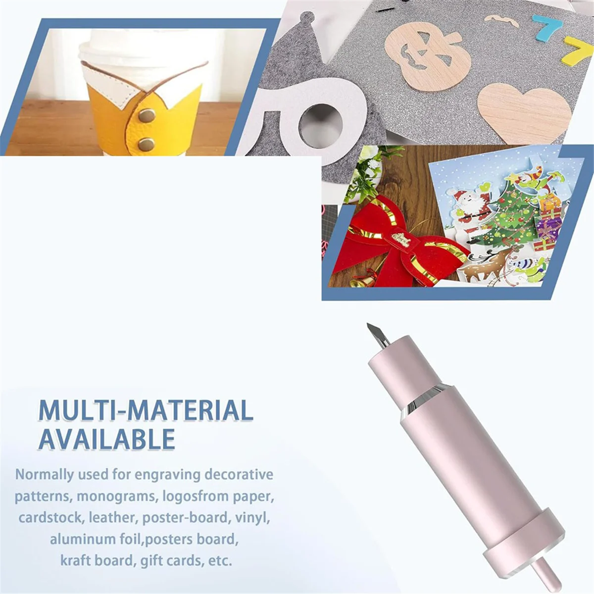 Newest Deep Cut Blade for Cricut Maker 3/Maker/Explore 3/Air 2/Air/One/Venture,60°Deep Point Blade and Housing