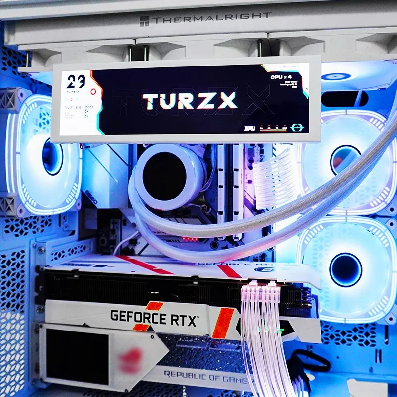 8,8 Zoll ips Typ c sekundäre Bildschirm Fall CPU GPU RAM Computer Monitor USB IP-Anzeige Smart Screen keine Notwendigkeit aida64