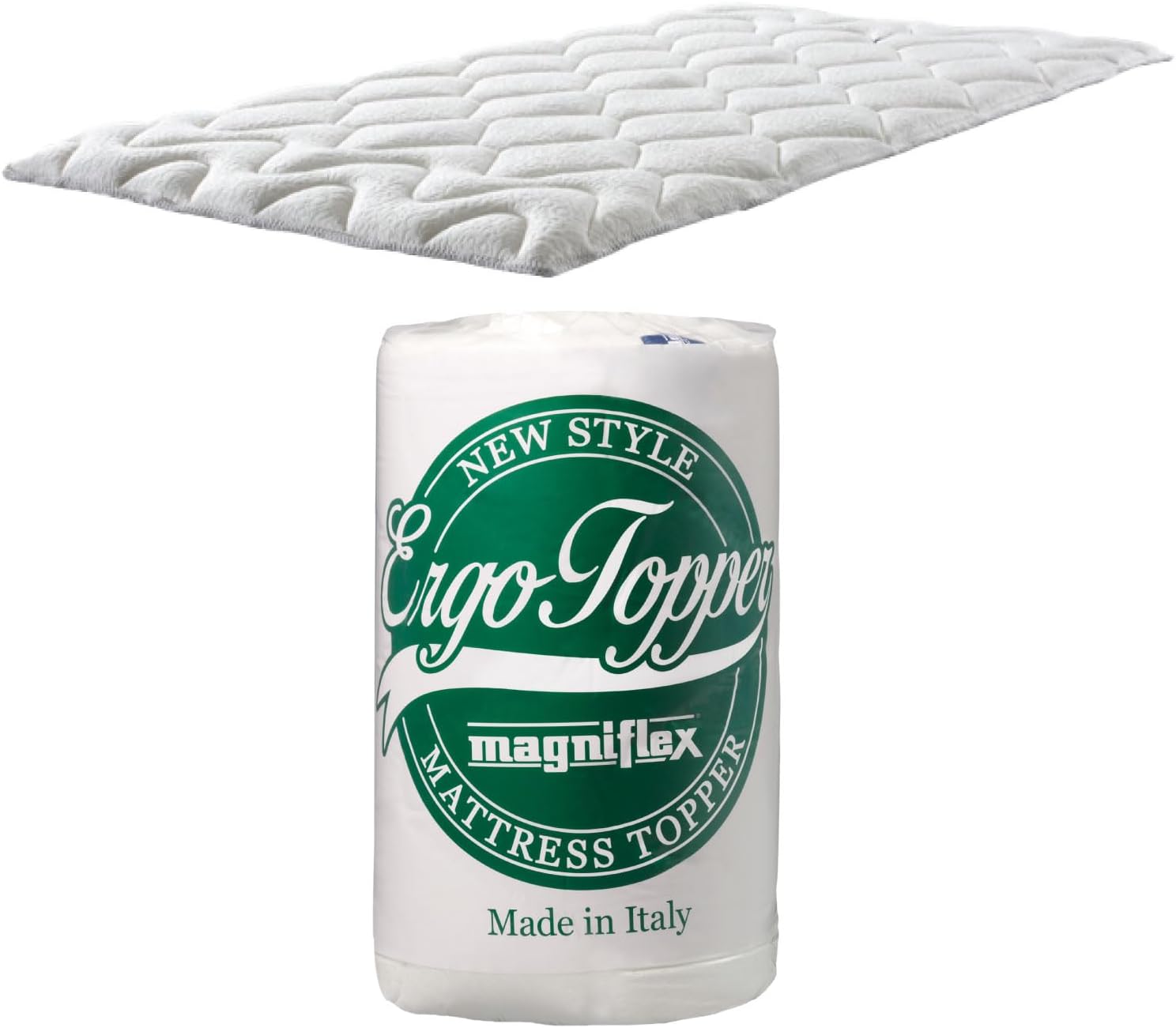 Maniflex ergotopper 睡眠の質を向上させる高撥水クッションパッド 厚手の重ね着だけで 4cm の睡眠快適性を実現