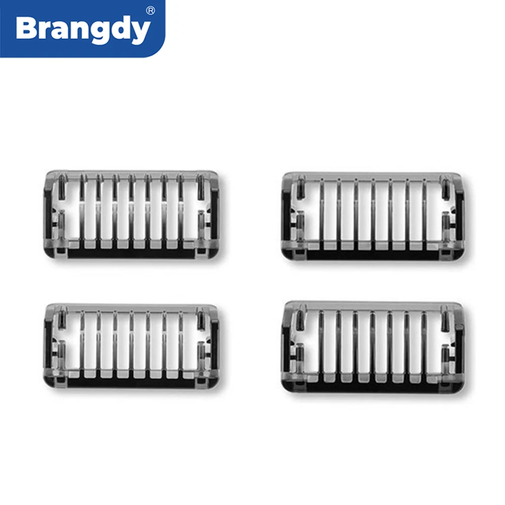 Brangdy 4 Dimensioni Guide Pettine Protezioni per Una Lama QP2520 QP2630 QP2724 QP2834 QP6510 QP6520 QP6531 Rasoio Elettrico Barba Trimmer