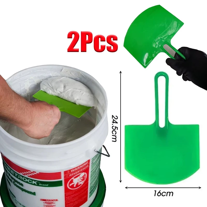 Balde curvo colher putty faca raspador spackle pintura para acabamento de drywall gesso raspagem decalques remendo ferramentas de construção novo
