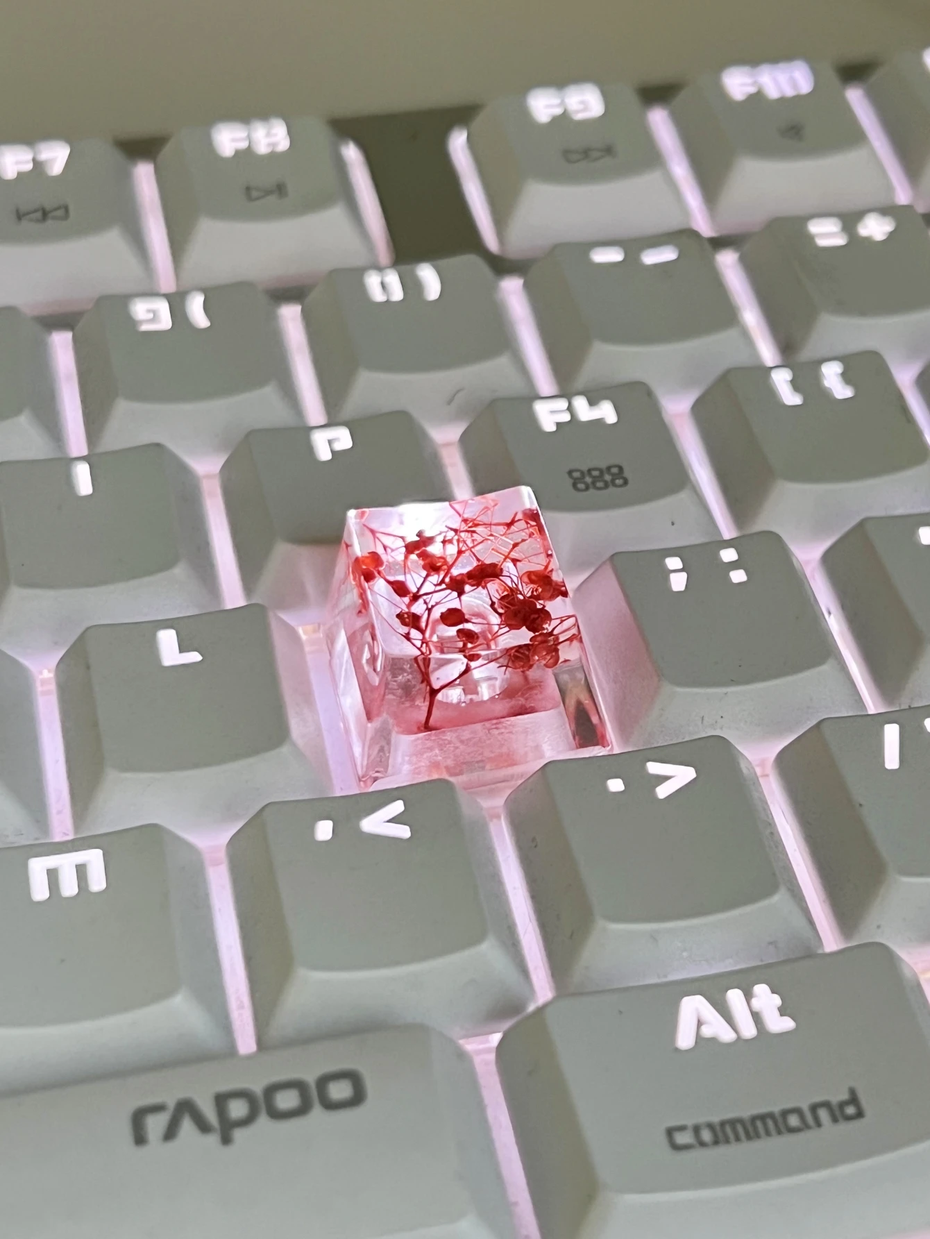 1 ชิ้นอีพ็อกซี่คุณภาพสูง DIY โปร่งแสงใบแห้งดอกไม้กระดาษ Cross Axis คีย์บอร์ด Keycap Universal อุปกรณ์เสริม