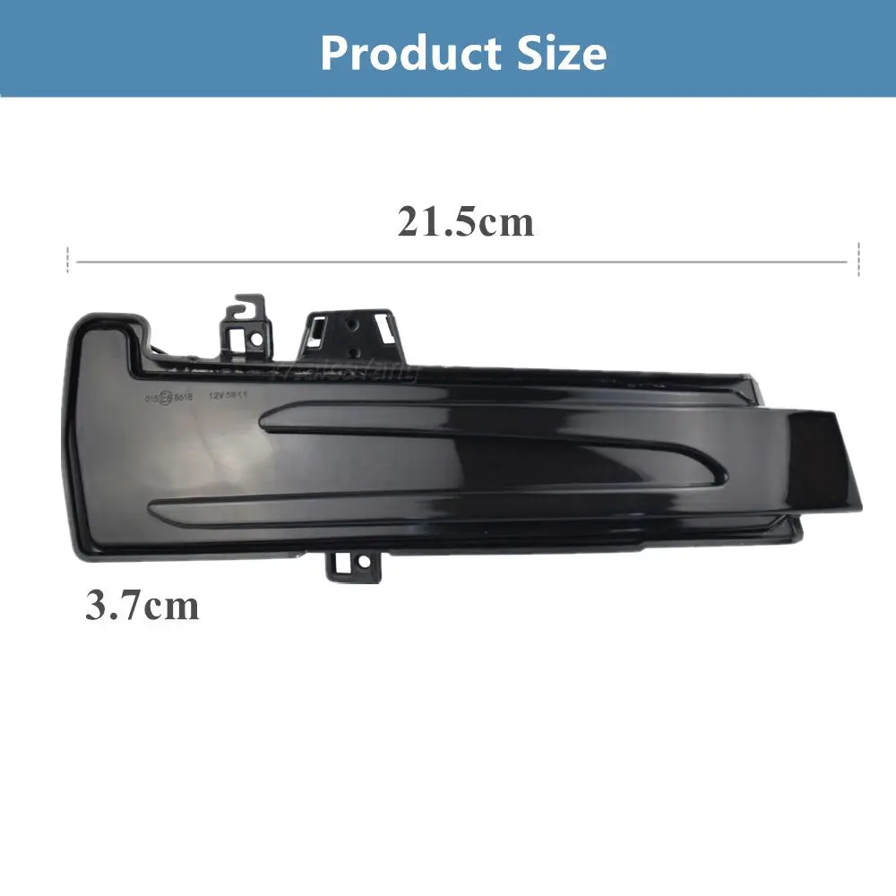 2 pçs sinal de volta dinâmico led luz indicador espelho lateral para mercedes benz w204 cla a b c e s gla glk cls classe w176 w212