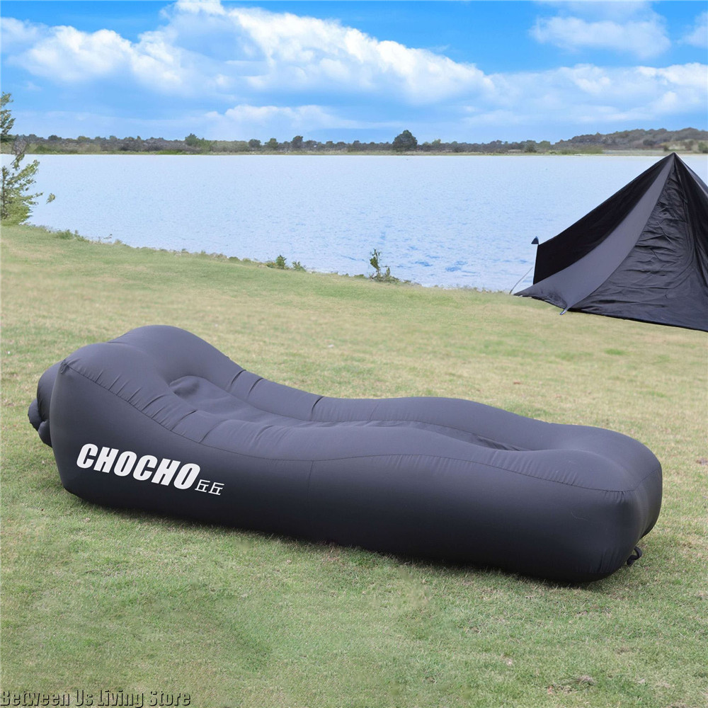New High Quality Non-rollover Large Size Inflatable Sofa Inflatable Bed Blow Up Bed for Outdoor Camping Beach Pool Home