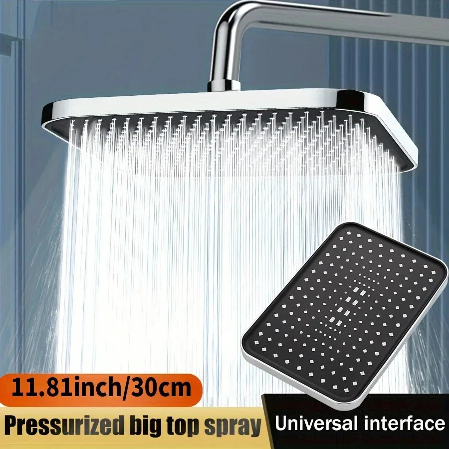 14 inch nieuwe hogedruk topspray regendouchekop grotere stroom supercharge regendouchekop 360 °   Draaibare waterbesparing