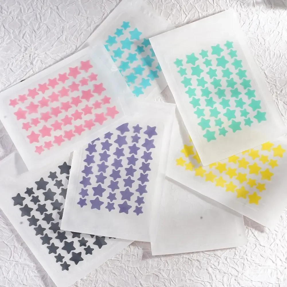 YS00141--40pcs สีสัน PE สิวแพทช์น่ารักรูปสิวสติกเกอร์ที่มองไม่เห็นสิวฝาครอบกําจัดสิว Patch