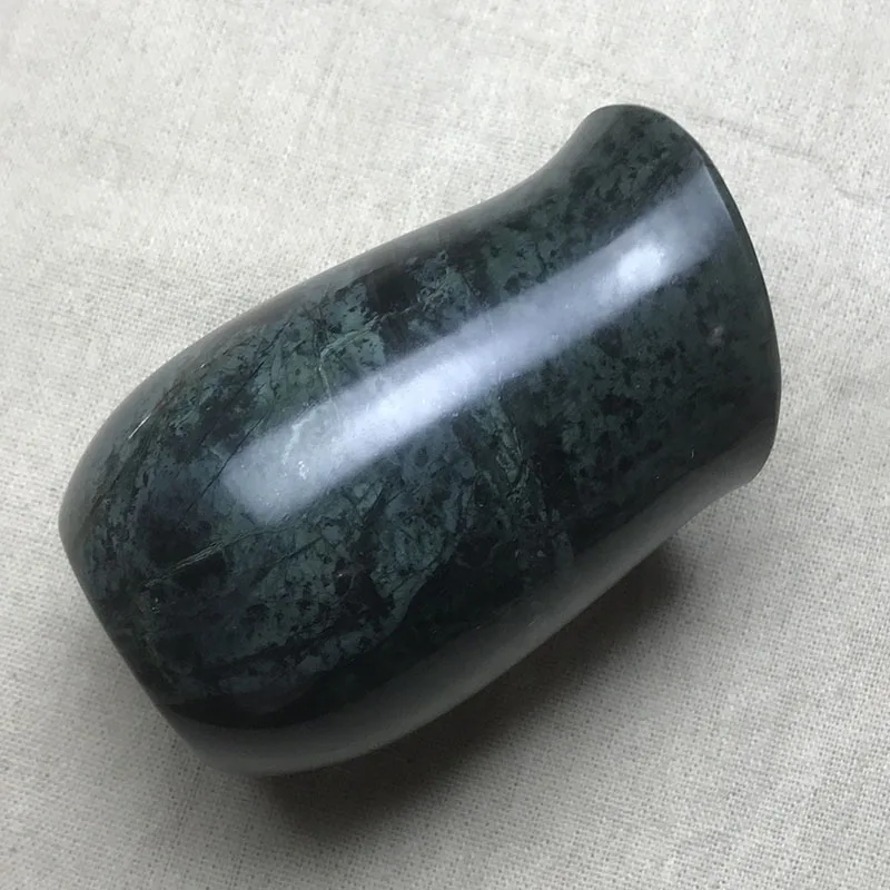Divisor de licor de Jade oscuro, olla de vino de Jade, recipiente de vino, estilo Retro, medicina, Rey, piedra, despertar