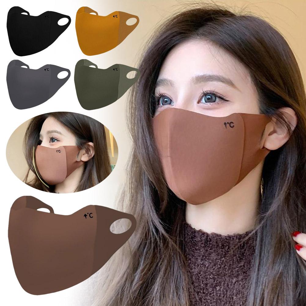 Warme winddichte Maske Winter einfarbig Outdoor verstellbare Mode-Accessoires Maske Maske Laufen Radfahren Sonnencreme Gesicht B6J0