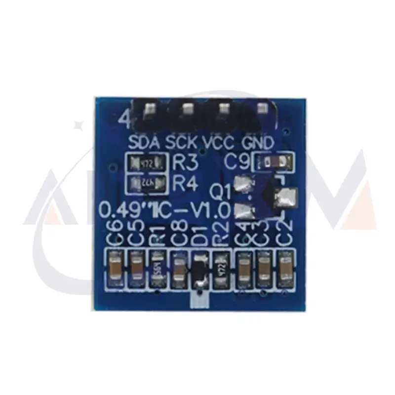 AITEXM Módulo LCD de pantalla OLED de 0,49 pulgadas Pantalla blanca de 0,49 "64x32 interfaz I2C IIC controlador SSD1306 para Arduino AVR STM32